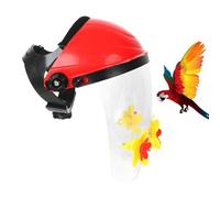 Hummingbird Feeder Hat, Wild Bird Helmet, 11.02x9.84in Decorative Flower Design, Lightweight and Comfortable for Bird Watching, Outdoor Enthusiasts, Garden Decorations
