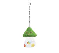 Hummingbird Feeder, Outdoor Hanging Feeder, 3.74x5.51 inches Size Compact Mushroom Shape Bee-Proof Feeding, Leak-Proof Garden Decor for Patio Deck Use, Gardens, Green