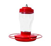 Hummingbird Feeder with Perches, Clear Hanging Feeding Station with Ports, Large Capacity Food Dispenser for Humming Birds, Outdoor Garden, Yard, Patio, Balcony Décor,5.71x5.71x5.91 in