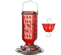 Hummingbird Feeders Outdoors, Ant and Bee Proof Bird Feeder, Leak Resistant Hanging Dispenser, Hummingbird Friendly Accessories for Garden, Patio, Yard, Balcony, Outdoor