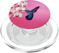Hummingbird Flower Pop Up Hand Grip,Cell Phone Button Holder PopSockets PopGrip pour MagSafe