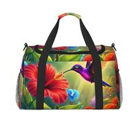 Hummingbird Garden Magic Sac de voyage imperméable compact pour le sport, la gym et le w nd pour homme et femme