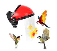 Hummingbird Hat, Bird Feeder Helmet, 11.02x9.84 inches Lightweight Flower Headgear, Decorative Garden Feeder Hats for Outdoor Activities, Patio Watching, Yard Interaction