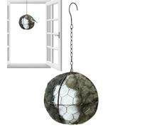 Hummingbird Nesting Material - Refillable Handmade Metal Round Cage Nest