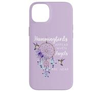 Hummingbird Purple Hummingbirds Appear When Angels are Near Coque pour iPhone 14 Plus
