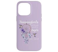 Hummingbird Purple Hummingbirds Appear When Angels are Near Coque pour iPhone 14 Pro Max