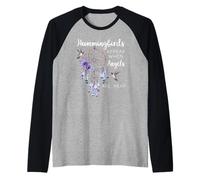 Hummingbird Purple Hummingbirds Appear When Angels are Near Manche Raglan