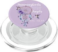 Hummingbird Purple Hummingbirds Appear When Angels are Near PopSockets PopGrip pour MagSafe