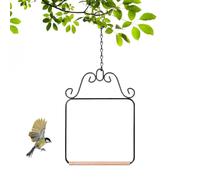 Hummingbird Swing - Metal Perch Stand | 31cm Garden Hanging Decor