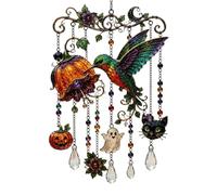 Hummingbird Wind Chimes for Outside - Ghost Bird Acrylic, Sun Catcher