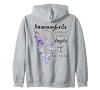 Hummingbirds Appear When Angels are Near Hummingbird Purple Sweat à Capuche