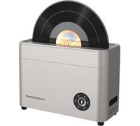HumminGuru Nettoyeur de disques Vinyle à Ultrasons-Nettoyage Professionnel à Ultrasons LP 40 kHz avec séchage Automatique, capacité de 350ml,filtres à air et à Eau Inclus (NOVA Sable Blanc 7"/10"/12")
