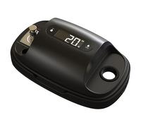 HumminGuru Nettoyeur ultrasonique de stylet pour aiguilles de disque + Jauge de pression du stylet, Nettoyeur ultrasonique d'aiguille de disque de 110 kHz pour cartouche MM MC.