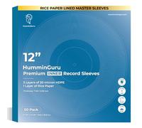 HumminGuru Pochettes de disques vinyles : Pochettes intérieures pour disques vinyles, Pochettes extérieures, Pochettes de disques (Pochettes intérieures maîtresses, 12")