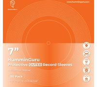 HumminGuru Pochettes de disques vinyles : Pochettes intérieures pour disques vinyles, Pochettes extérieures, Pochettes de disques (Manches extérieures sans Couture, 7")
