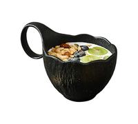 HUMOCHUSON Coffee Mug Tasse À Flocons D'Avoine En Céramique De 400 Ml Avec Tasse À Dessert Au Café Au Lait Pouvant Être Chauffée Au Micro-Ondes Pour Le Petit-Déjeuner Et Le Thé De L'Après-Midi