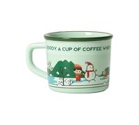 HUMOCHUSON Tasse Cappuccino Tasse En Céramique Four Seasons 380 Ml Pour Petit-Déjeuner, Lait, Café, Couple, Convient Aux Hommes Et Aux Femmes, Peut Être Chauffée Au Micro-Ondes.