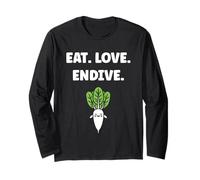Humor endive minimalist vegetable quote eat love endive Manche Longue