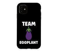 Humor Food Eggplant Simple Team Eggplant Coque pour iPhone 11