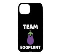 Humor Food Eggplant Simple Team Eggplant Coque pour iPhone 15 Plus