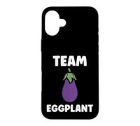 Humor Food Eggplant Simple Team Eggplant Coque pour iPhone 16 Plus