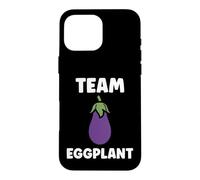 Humor Food Eggplant Simple Team Eggplant Coque pour iPhone 16 Pro Max