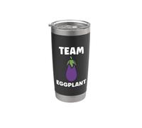Humor food eggplant simple team eggplant Gobelet isotherme en acier inoxydable double paroi