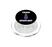 Humor Food Eggplant Simple Team Eggplant PopSockets PopGrip pour MagSafe
