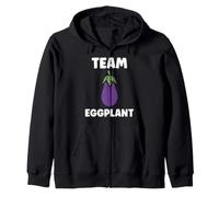 Humor Food Eggplant Simple Team Eggplant Sweat à Capuche