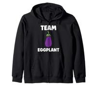 Humor Food Eggplant Simple Team Eggplant Sweat à Capuche
