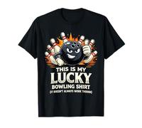 Humor Funny Strike Ball Bowler Team This is My Lucky Bowling T-Shirt