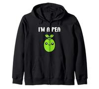 Humor Pea Simple Minimalist Vegetable I'm a Pea Sweat à Capuche