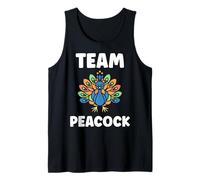 Humor peacock animals minimalist simple team peacock Débardeur