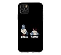 Humor Pigeon Pigeoff Word Game Drawing Bird Coque pour iPhone 11 Pro Max