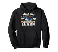 Humor Pirate Teacher Whale ARRR You Ready to Learn Sweat à Capuche