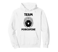 Humor Simple Minimalist Cute Rodent Team Porcupine Sweat à Capuche