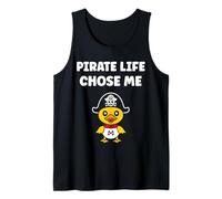 Humor skull pirates minimalist simple quote life pirate Débardeur