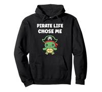 Humor skull pirates minimalist simple quote life pirate Sweat à Capuche