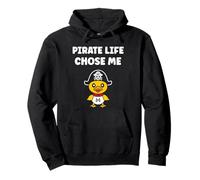 Humor skull pirates minimalist simple quote life pirate Sweat à Capuche