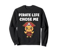 Humor skull pirates minimalist simple quote life pirate Sweatshirt