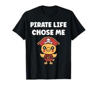 Humor skull pirates minimalist simple quote life pirate T-Shirt