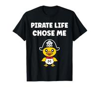 Humor skull pirates minimalist simple quote life pirate T-Shirt