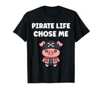 Humor skull pirates minimalist simple quote life pirate T-Shirt