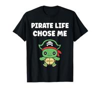 Humor skull pirates minimalist simple quote life pirate T-Shirt