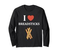 Humor Small Bread Breadstick Simple i Love Breadsticks Manche Longue