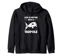 Humor Tadpole Larva Minimalist Small Simple Team Tadpole Sweat à Capuche