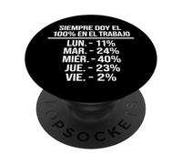 Humor Trabajo Español Frase Divertida Oficina PopSockets PopGrip Adhésif