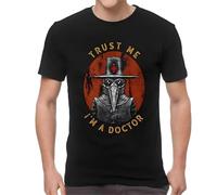 Humor Trust Me I'm A Doctor T Shirt Men Cotton Funny Harajuku T-Shirt Short Sleeves Halloween Plague Doctor Tees Streetwear Tops