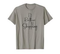 Humoristique BFF Besties I'd Rather Be Shopping pour Femme T-Shirt