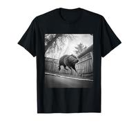 Humoristique Castor sautant sur Trampoline Animal de la forêt Graphique T-Shirt